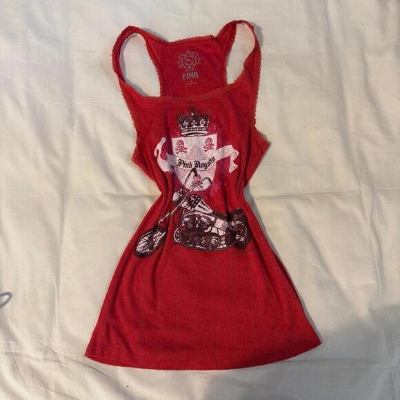 Victoria's Secret Pink Royalty with Motorcycle Skulls - Picture 1 of 5